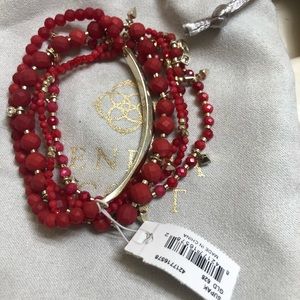 Red Kendra Scott bracelet